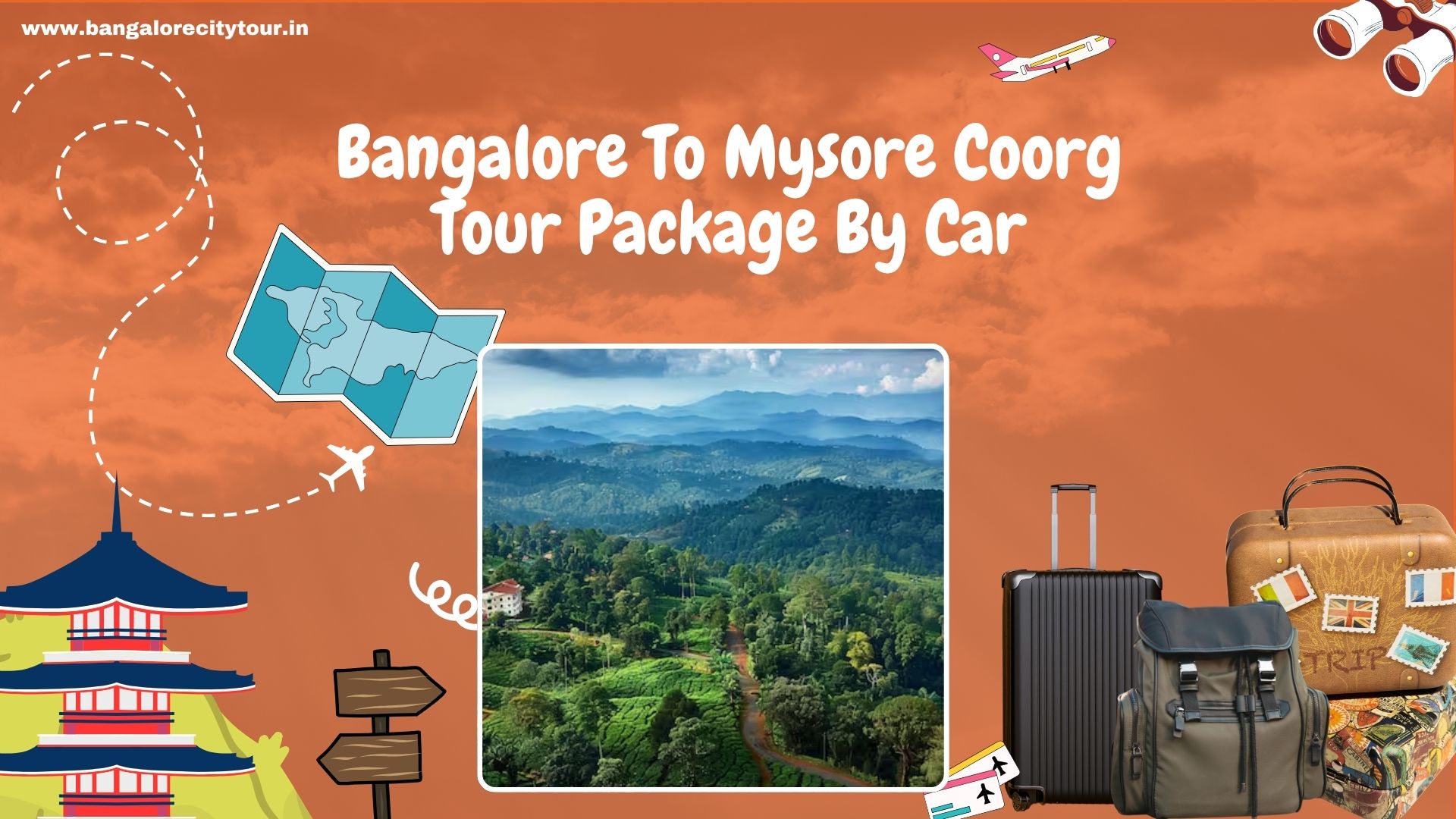 Bangalore To Mysore Coorg Tour Package By Car 
